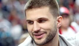 Krepšininkas Lina Kleiza per rungtynes su "Hornets" taškų nepelnė