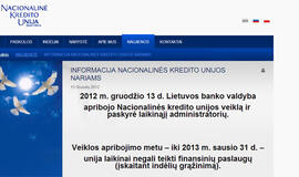 Nacionalinės kredito unijos veiklos sustabdymas unijų portfelius sumažino per 11 mln. litų