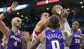 Toronto "Raptors" su dviem lietuviais nutraukė šešių pralaimėjimų seriją