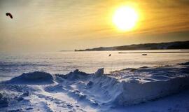 Neringos savivaldybė ragina ant ledo elgtis apdairiai