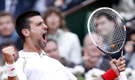 Nugalėtojo titulą ginantis serbas Novakas Džokovičius įveikė pirmąjį "Australian Open" barjerą