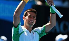 Serbas N. Džokovičius iškopė į antrąjį "Australian Open" ratą