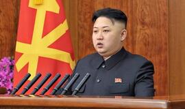 Po ilgos pertraukos šiaurės korėjiečius Naujųjų metų proga pasveikino šalies vadovas