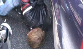 Kretingoje sulaikytas kalėjimo vengęs mašinvagis (video)