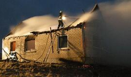 Per gaisrą apdegė vaikai