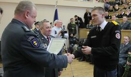 Diplomų įteikimas Lietuvos policijos mokyklos absolventams