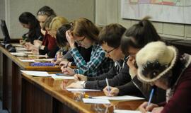 Nacionalinį diktantą rašė per 80 klaipėdiečių