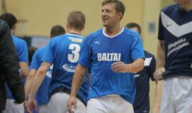 Klaipėdos salės futbolo pirmenybių finalas: "Klaipėdos universitetas" - "Baltai" 7:2