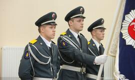 Diplomų įteikimas Lietuvos policijos mokyklos absolventams