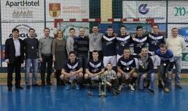 Klaipėdos salės futbolo pirmenybių finalas: "Klaipėdos universitetas" - "Baltai" 7:2