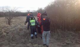 Išgelbėtas Kuršių mariose skendęs žmogus