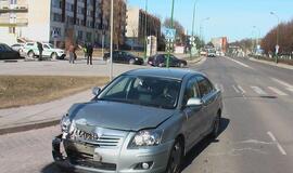 Trijų automobilių avarijos kaltininkas paspruko pėščias