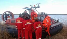 Išgelbėtas Kuršių mariose skendęs žmogus