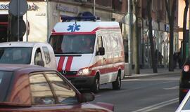 Klaipėdoje autobuso veidrodis kliudė merginos galvą