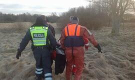 Išgelbėtas Kuršių mariose skendęs žmogus