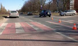 Fatališka pėsčiųjų perėja: sunkiai sužeistas vyriškis