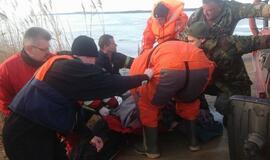 Išgelbėtas Kuršių mariose skendęs žmogus