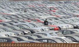 Kinijoje pirmąjį šių metų ketvirtį parduota per 5,4 mln. automobilių