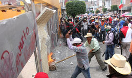 Meksikoje - smurtinis mokytojų protestas