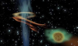 „Pabudusi“ juodoji skylė prarijo gigantišką planetą