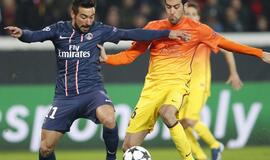 "Paris Saint-Germain" futbolininkai išplėšė lygiąsias prieš "FC Barcelona"