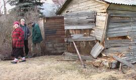 Girtas įvairavo į kaimynės garažą