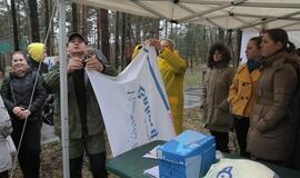 Poilsio parke vykusi talka: neapsiribota vien šiukšlių rinkimu