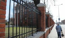 Restauruojama KU miestelio tvora