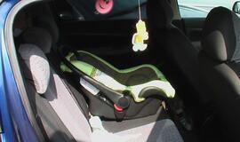 Avarijų metu vaikus išgelbėjo saugos kėdutės