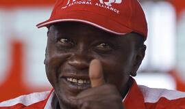 Prisaikdintas naujasis Kenijos prezidentas Uhuras Kenjata