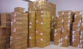 Kauno rajone pasieniečiai sulaikė milžinišką kontrabandinių cigarečių krovinį