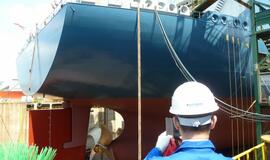 SGD terminalo laivą jau skalauja vanduo