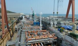 SGD terminalo laivą jau skalauja vanduo