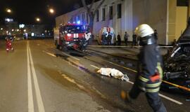 Kraupi avarija miesto centre: du žuvo, vienas sunkiai sužeistas