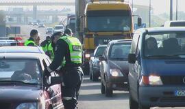 Rytą policija tikrino vairuotojų blaivumą