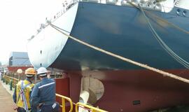 SGD terminalo laivą jau skalauja vanduo