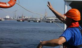 Civilinės saugos pratybos keltuose