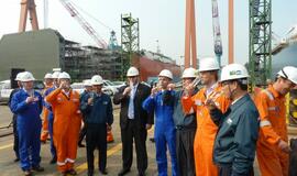 SGD terminalo laivą jau skalauja vanduo