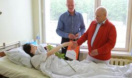 Pasveikinti "Gimiau nerūkantis" akcijos dalyviai