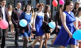 Abiturientai švenčia "Paskutinį skambutį"