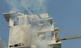 SGD terminalo laivą jau skalauja vanduo