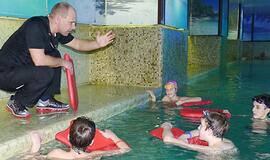 Baigta registracija į plaukimo pamokas vaikams