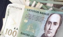 Lietuvos bankas: gegužę grynųjų pinigų kiekis apyvartoje padidėjo 87 mln. litų