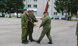 Vadų pasikeitimo ceremonija Dragūnų batalione