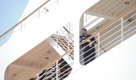 Pirmąkart užsuko liukso klasės laivas