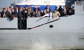 Pakrikštytas hidrografinis laivas "Lotas"