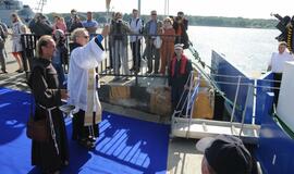 Pakrikštytas hidrografinis laivas "Lotas"