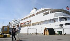 Pirmąkart užsuko liukso klasės laivas