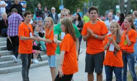 Miesto centre - pasaulio lietuvių žaidynių 2013 atidarymo vakaronė