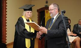 Diplomų įteikimo šventė Klaipėdos universitete